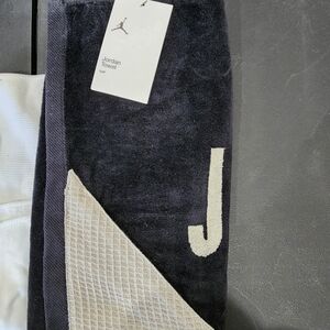 Jordan Black and Cream Golf Towel